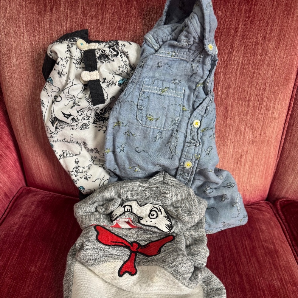 Toddler Boys Dr Seuss Shirt Lot size 4t